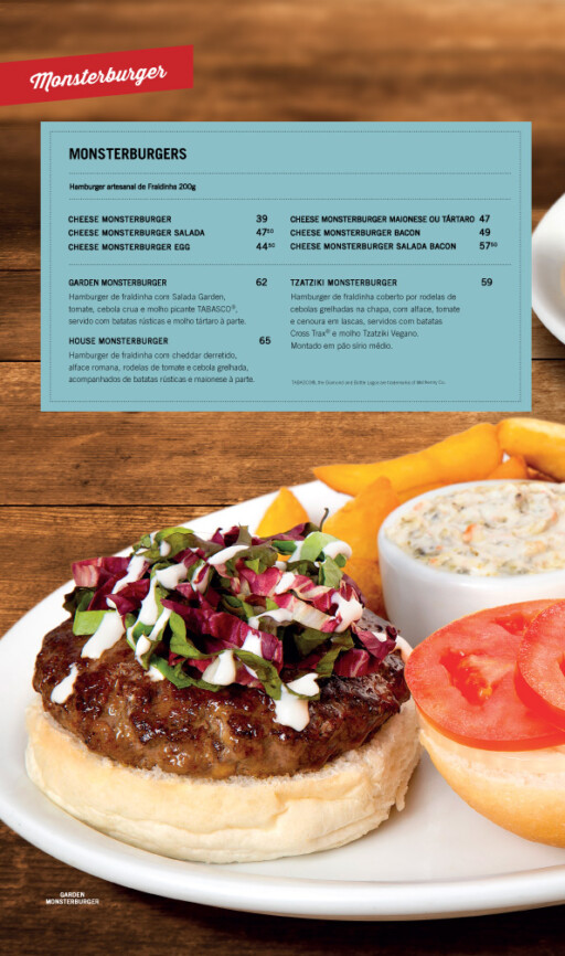 Achapa Hamburgers Cardápio